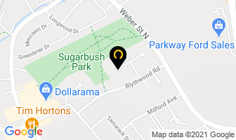 Maloney Deck & Fence Ltd in Kitchener map