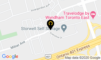 Malvern Baptist Church in Orillia map