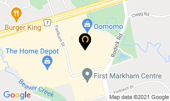 Mandarin Holidays in Markham map