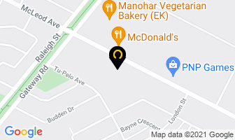 Mane Attraction in Winnipeg map