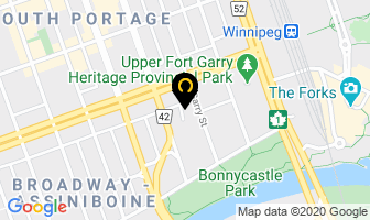 Manitoba Community Services Council in Winnipeg map