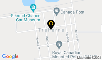 Manitoba Hydro in Treherne map