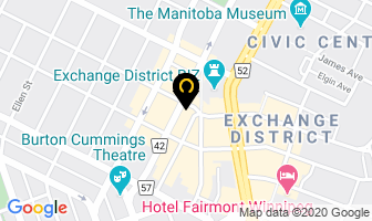 Manitoba Library Association in Winnipeg map