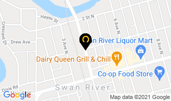 Manitoba Public Insurance in Swan River map