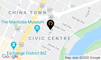 Manitoba Table Tennis Association in Winnipeg map