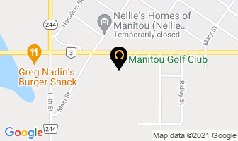Manitou Golf Club in Manitou map