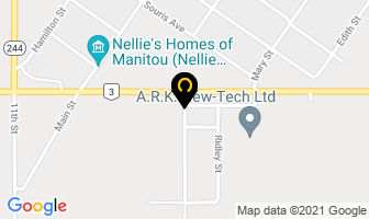 Manitou Mennonite Brethren Church in Manitou map