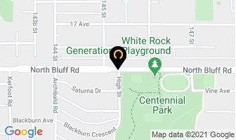 Mann Park Lawn Bowling Club in White Rock map