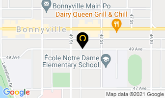 Mannion V Dr in Bonnyville map