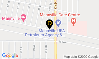 Mannville Fire Hall in Mannville map