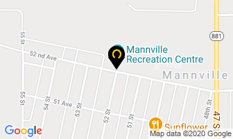 Mannville Recreation Centre in Mannville map