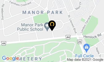 Manor Park Community Council in Guelph map