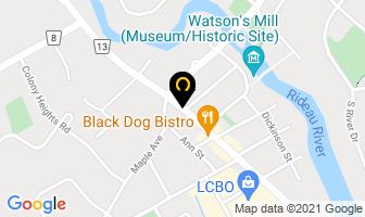 Manotick Massage in Ottawa map