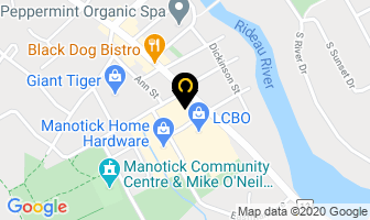 Manotick Village Butcher in Guelph map