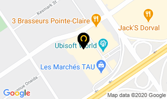 Mansfield Athletic Club in Pointe-Claire map