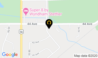 Manx Construction Ltd in Stettler map