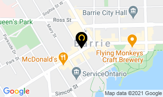Maple Convenience in Barrie map