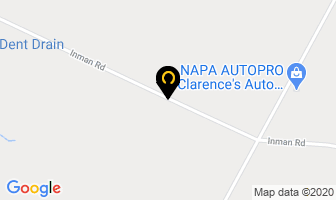 Maple Greenhouses in Dunnville map