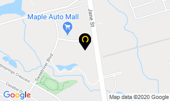 Maple Honda in Vaughan map