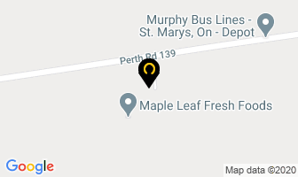 Maple Leaf Fresh Foods in Saint Marys map
