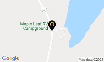 Maple Leaf Rv Campground in Mallorytown map