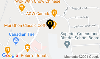 Marathon Centre Mall in Marathon map