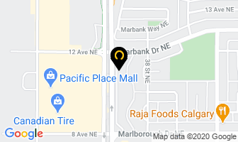 Marbank Laundromat in Calgary map
