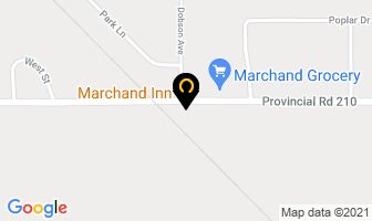 Marchand Inn in Division No. 22 map