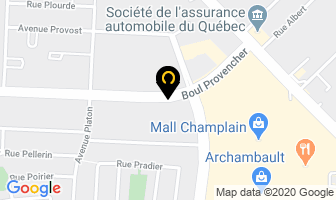 March&eacute; Samar in Brossard map
