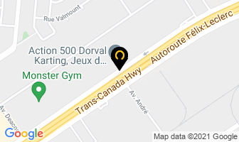 Marchon Canada Inc in Dorval map