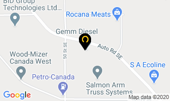 Marden Auto Hauling Ltd in Salmon Arm map