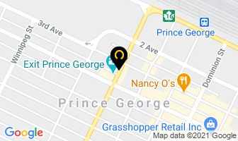 Margo's On Victoria Cafe in Prince George map