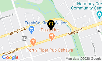 Margot Poepjes in Oshawa map