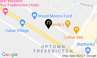 Maria's Well Being Clinic in Fredericton map