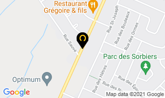 Marie-Andr&eacute;e Bar Salon in Mercier map