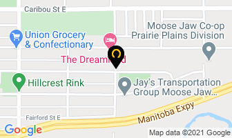 Marilyn's Message Service in Moose Jaw map