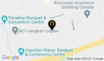 Marino's Auto Repair in Vaughan map