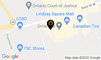 Mariposa Electric in Lindsay map