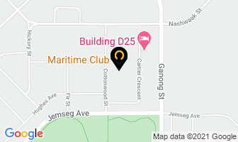 Maritime Club in Gagetown map
