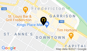 Maritime Travel in Fredericton map
