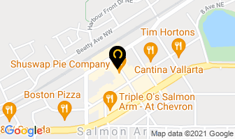 Maritime Travel in Salmon Arm map