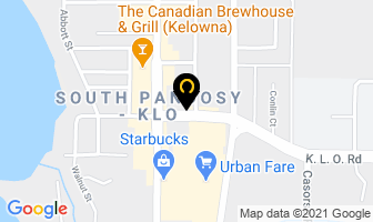 Mark Gidden & Assoc Real Estate in Kelowna map