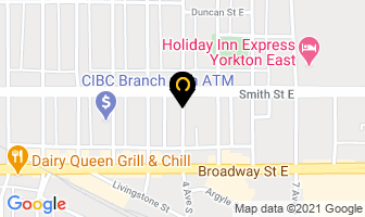 Mark T. Persick in Yorkton map