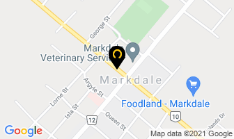 Markdale Ift in Markdale map