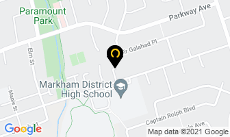 Markham Baptist Church in Markham map
