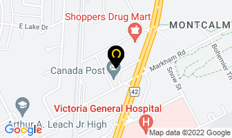 Markham Dental Centre in Winnipeg map