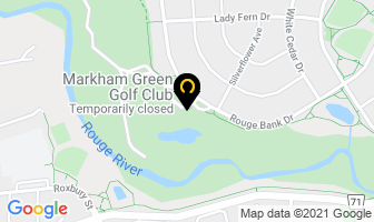 Markham Green Golf Club in Markham map
