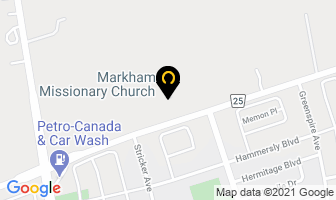 Markham Missionary Church in Markham map