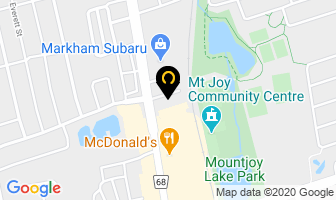 Markham North Transmission in Markham map