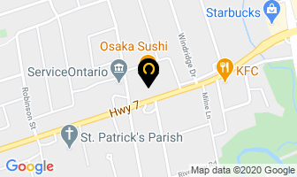 Markham Orthotics And Massage in Markham map